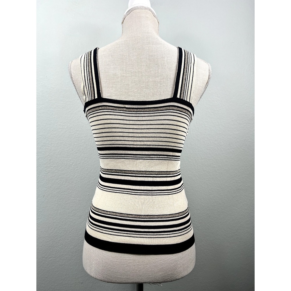Anne Klein Women's Twisted Halter Top Metallic‎ Size Small - Picture 4 of 9
